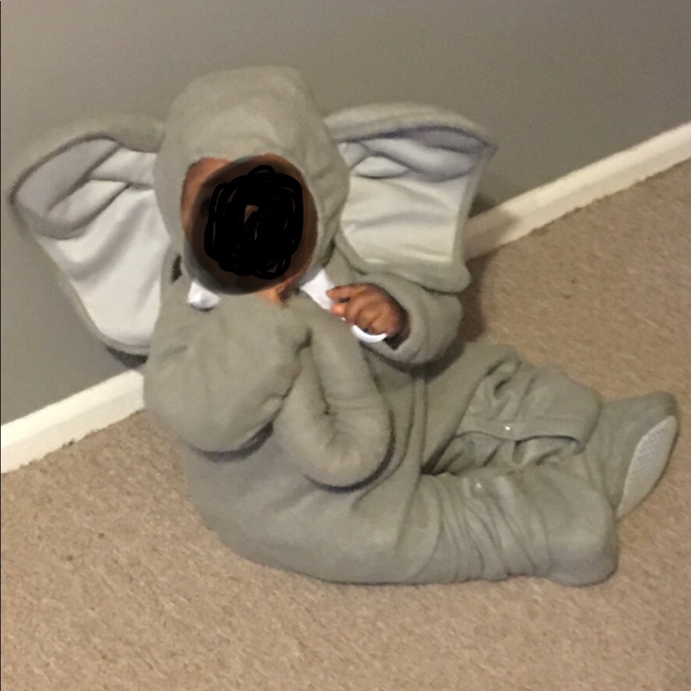 Infant elephant costume